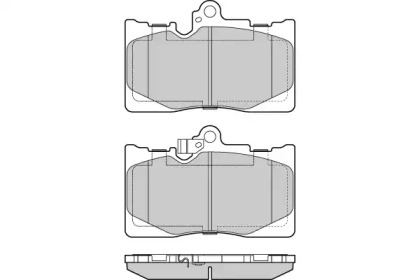 Комплект тормозных колодок E.T.F. 12-1418