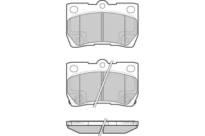 Комплект тормозных колодок E.T.F. 12-1420