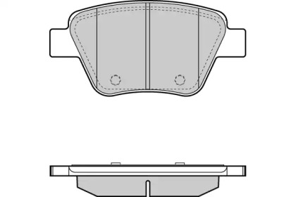 Комплект тормозных колодок E.T.F. 12-1429