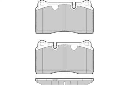 Комплект тормозных колодок E.T.F. 12-1444