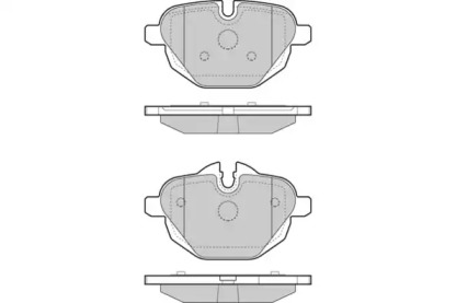Комплект тормозных колодок E.T.F. 12-1449