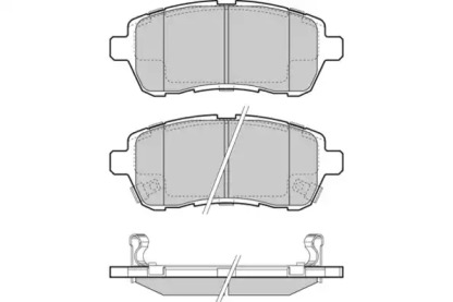 Комплект тормозных колодок E.T.F. 12-1466