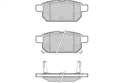 Комплект тормозных колодок E.T.F. 12-1467