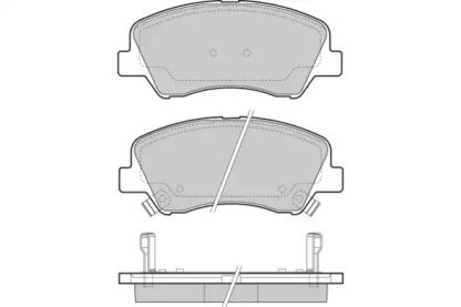 Комплект тормозных колодок E.T.F. 12-1470