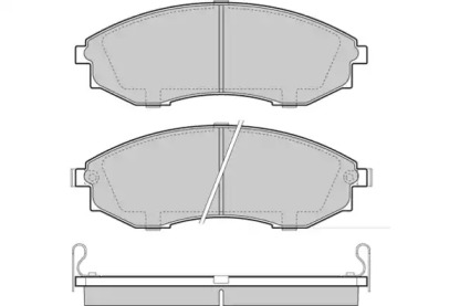 Комплект тормозных колодок E.T.F. 12-1480