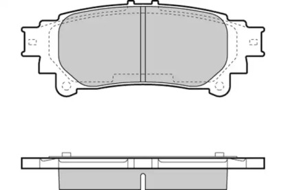Комплект тормозных колодок E.T.F. 12-1482