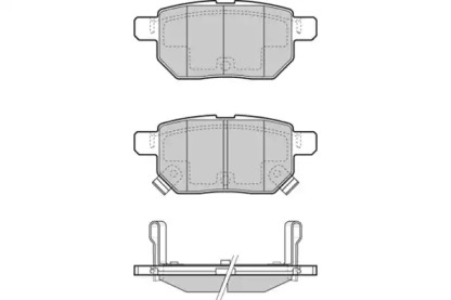 Комплект тормозных колодок E.T.F. 12-1485
