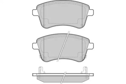 Комплект тормозных колодок E.T.F. 12-1486