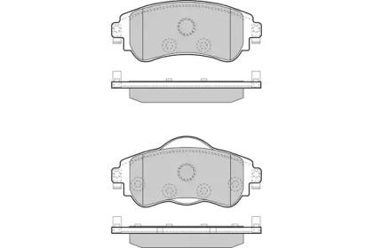 Комплект тормозных колодок E.T.F. 12-1491