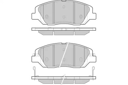 Комплект тормозных колодок E.T.F. 12-1492