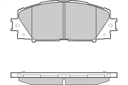 Комплект тормозных колодок E.T.F. 12-1498