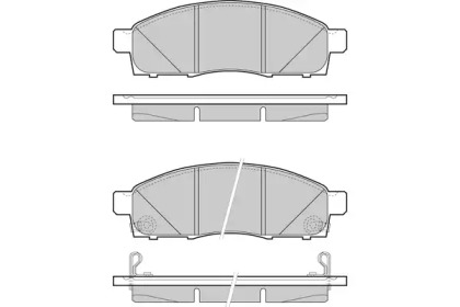 Комплект тормозных колодок E.T.F. 12-1501