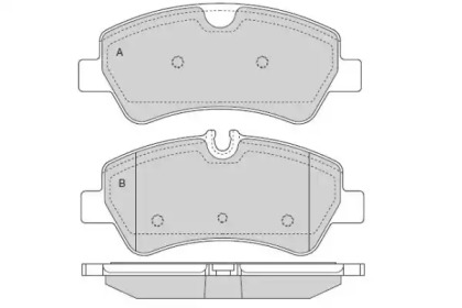 Комплект тормозных колодок E.T.F. 12-1526