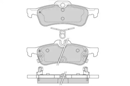 Комплект тормозных колодок E.T.F. 12-1528