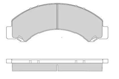 Комплект тормозных колодок E.T.F. 12-1580
