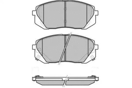 Комплект тормозных колодок E.T.F. 12-1608