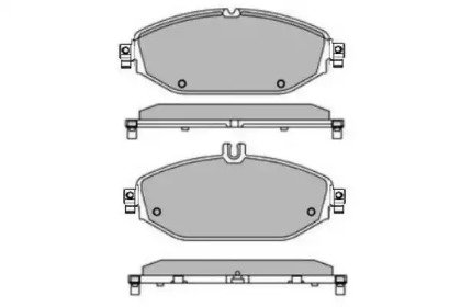 Комплект тормозных колодок E.T.F. 12-1612