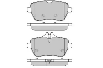 Комплект тормозных колодок E.T.F. 12-1619