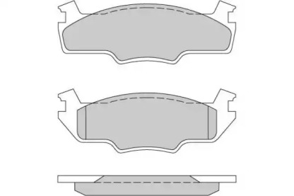 Комплект тормозных колодок E.T.F. 12-0162