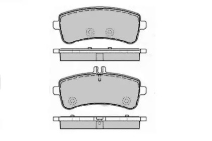 Комплект тормозных колодок E.T.F. 12-1623