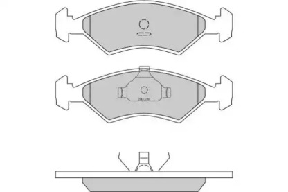 Комплект тормозных колодок E.T.F. 12-0163-1