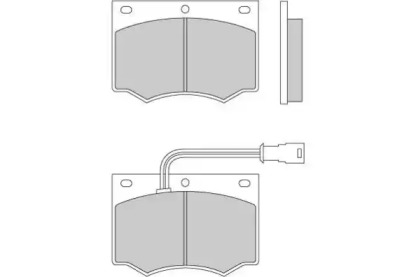 Комплект тормозных колодок E.T.F. 12-0193