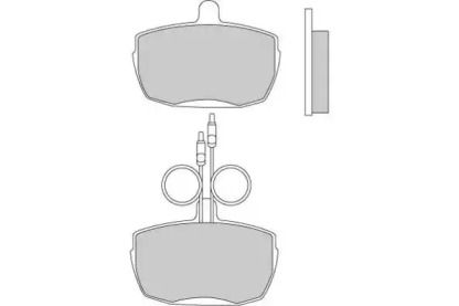 Комплект тормозных колодок E.T.F. 12-0204