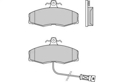 Комплект тормозных колодок E.T.F. 12-0209