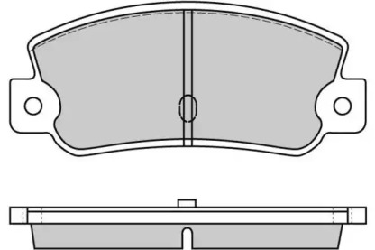 Комплект тормозных колодок E.T.F. 12-0212