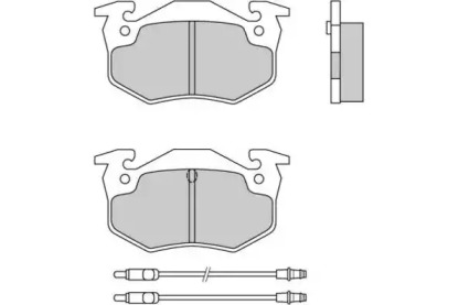 Комплект тормозных колодок E.T.F. 12-0216