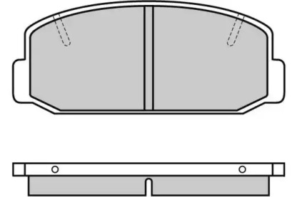 Комплект тормозных колодок E.T.F. 12-0223