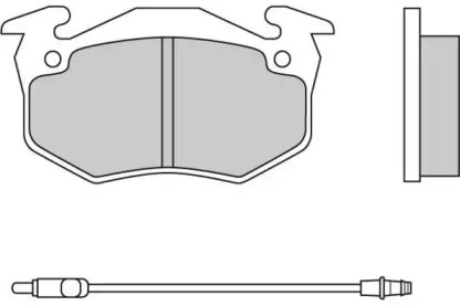 Комплект тормозных колодок E.T.F. 12-0229