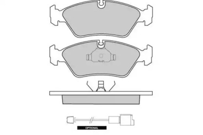 Комплект тормозных колодок E.T.F. 12-0231