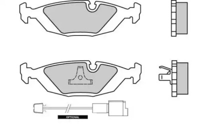 Комплект тормозных колодок E.T.F. 12-0236