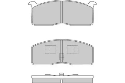 Комплект тормозных колодок E.T.F. 12-0239