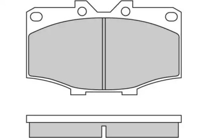 Комплект тормозных колодок E.T.F. 12-0242