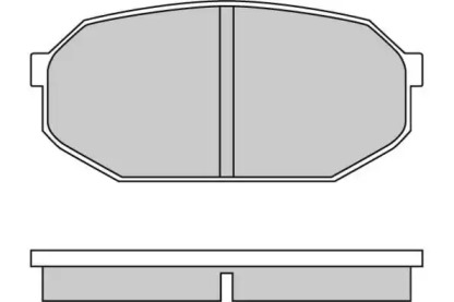 Комплект тормозных колодок E.T.F. 12-0249