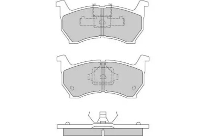 Комплект тормозных колодок E.T.F. 12-0253