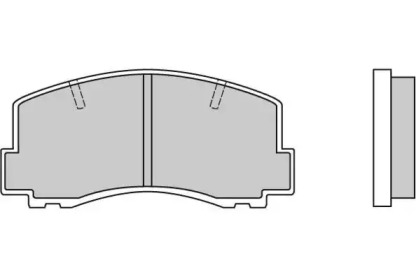 Комплект тормозных колодок E.T.F. 12-0256