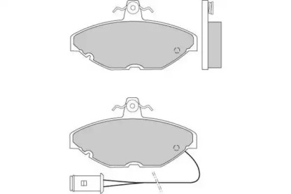 Комплект тормозных колодок E.T.F. 12-0258