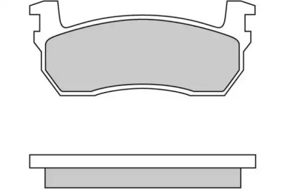 Комплект тормозных колодок E.T.F. 12-0259