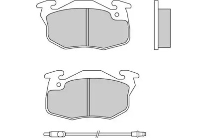 Комплект тормозных колодок E.T.F. 12-0269