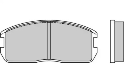 Комплект тормозных колодок E.T.F. 12-0270