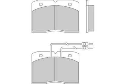 Комплект тормозных колодок E.T.F. 12-0275