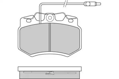 Комплект тормозных колодок E.T.F. 12-0276-1