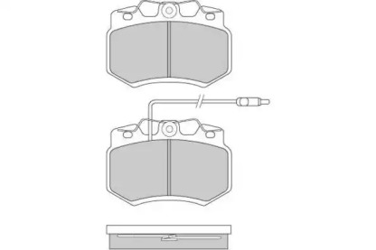 Комплект тормозных колодок E.T.F. 12-0276