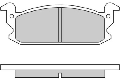 Комплект тормозных колодок E.T.F. 12-0280