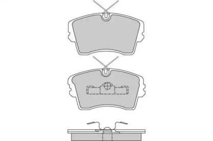 Комплект тормозных колодок E.T.F. 12-0283