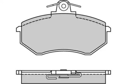 Комплект тормозных колодок E.T.F. 12-0287