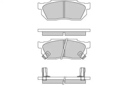 Комплект тормозных колодок E.T.F. 12-0289